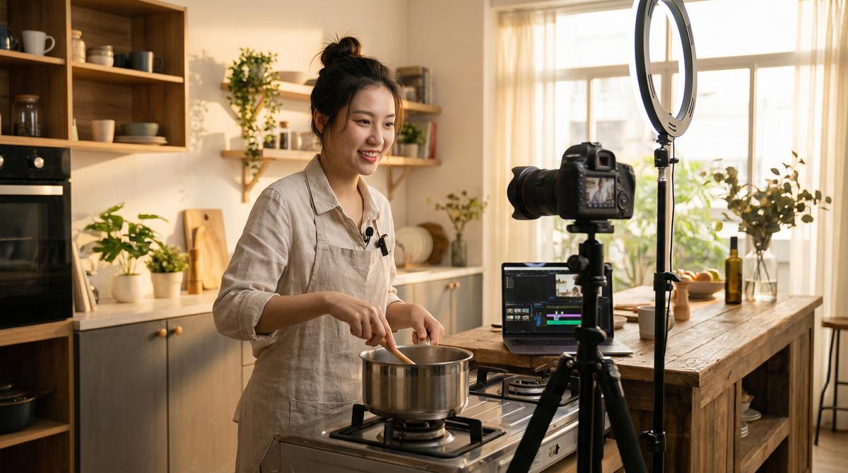 探花视频-美食VLOG视频